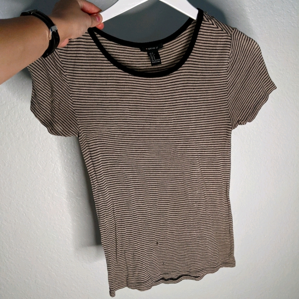 Striped forever 21 top!